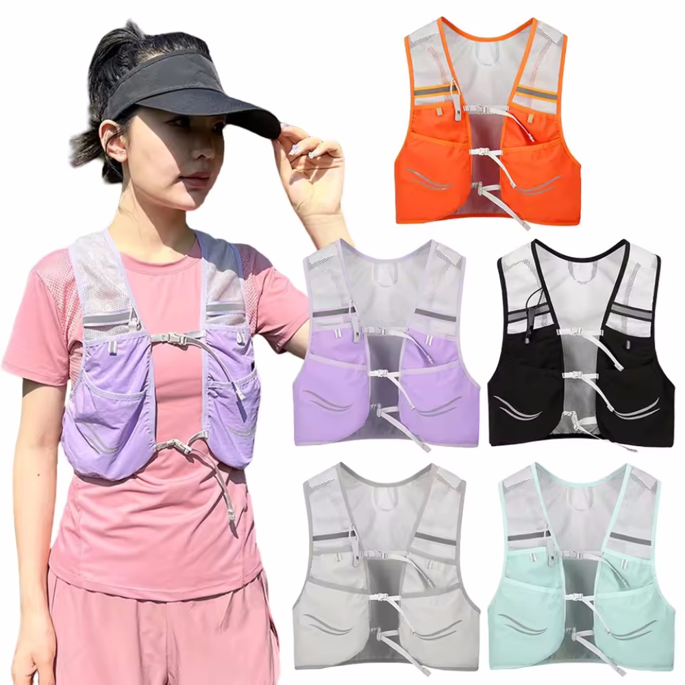Hydration Vest - عاكس صدرة للجري الترطيب تشغيل حقيبة
