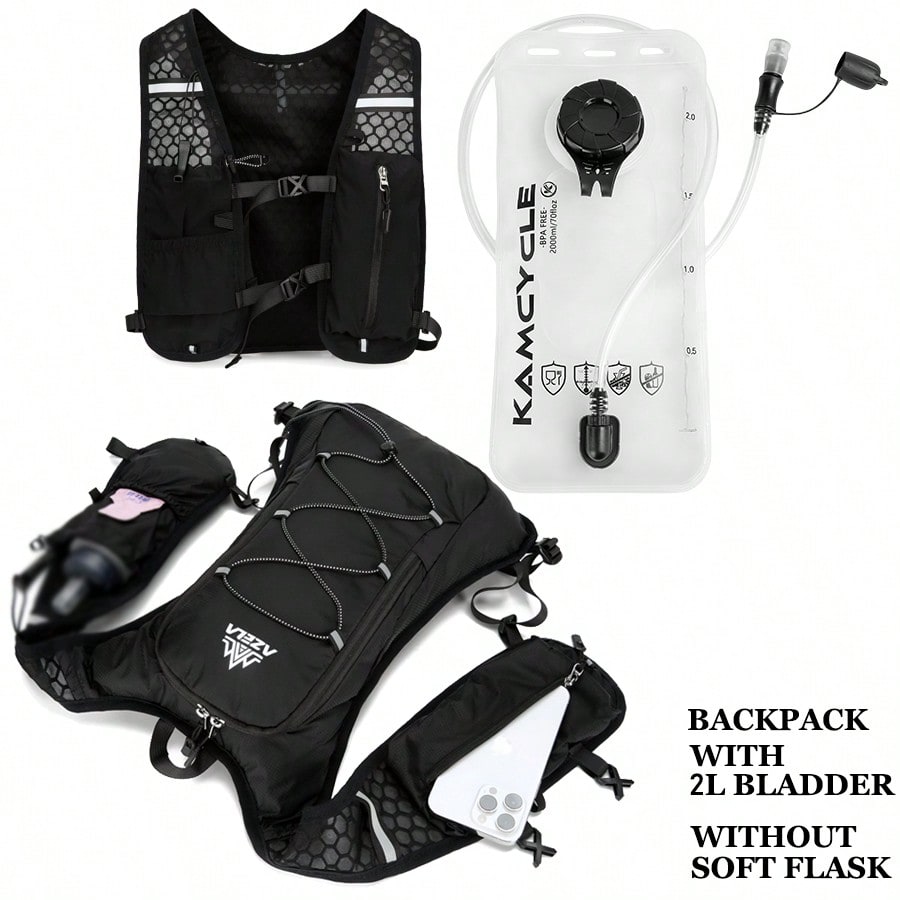 Hydration Vest - 1 قطعة: سترة رياضية للركض مع