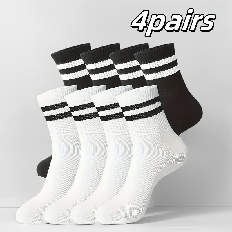 Sports Socks - 4 أزواج من الجوارب الرياضية للجنسين