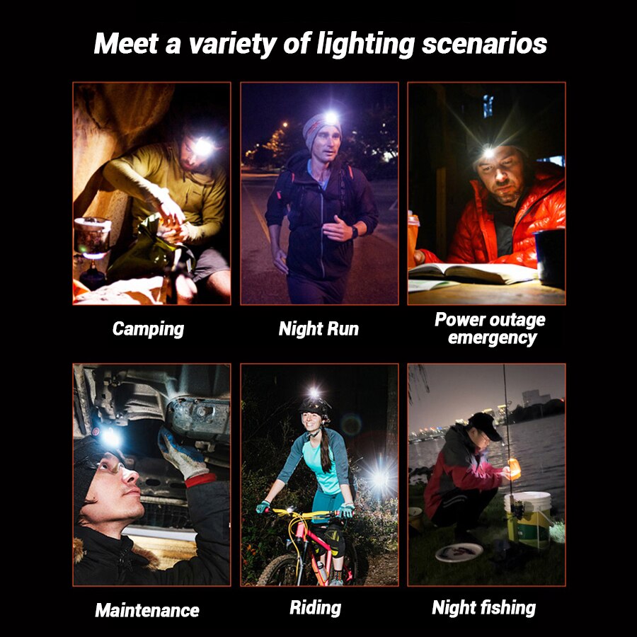 كشافات LED قابلة لإعادة الشحن  - مراجعة Running Headlamp وسعره