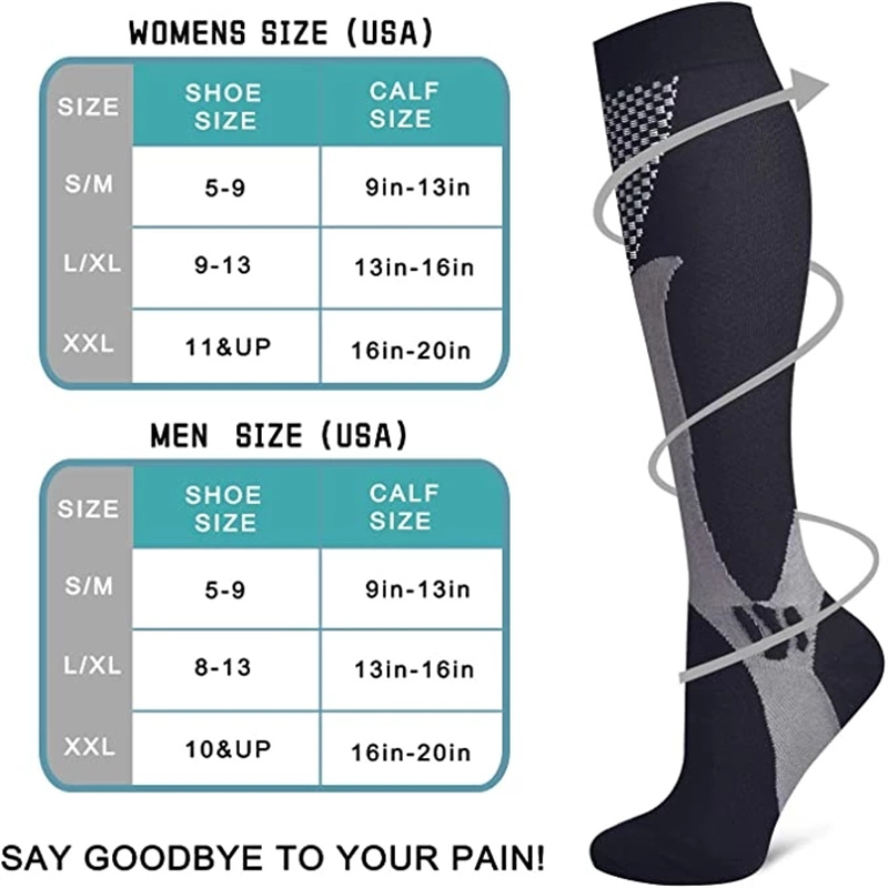 3 زوج/الحزمة جوارب ضغط عالية ا - مراجعة Sports Socks وسعره