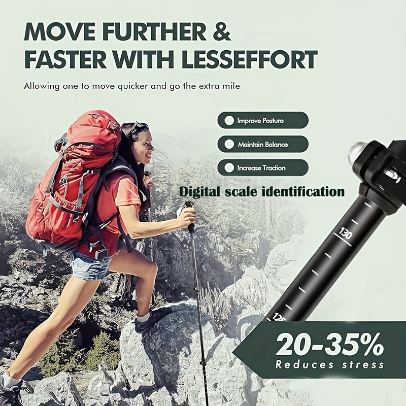 عبوتان من العصي القابلة للطي ا - مراجعة Trekking Pole Carbon وسعره