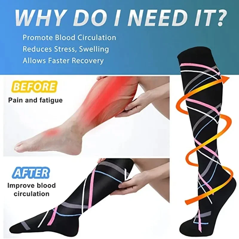 للجنسين جوارب ضغط للرجال والنس - مراجعة Sports Socks وسعره
