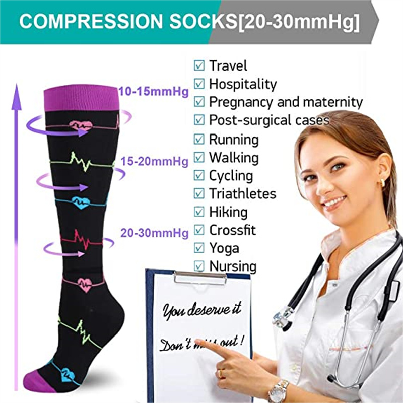 للجنسين جوارب ضغط للرجال والنس - مراجعة Sports Socks وسعره